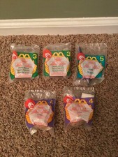 Vintage 1996 McDonald s Sleeping Beauty Happy Meal Toy Lot of 5