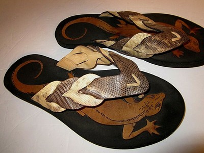 lizard slippers