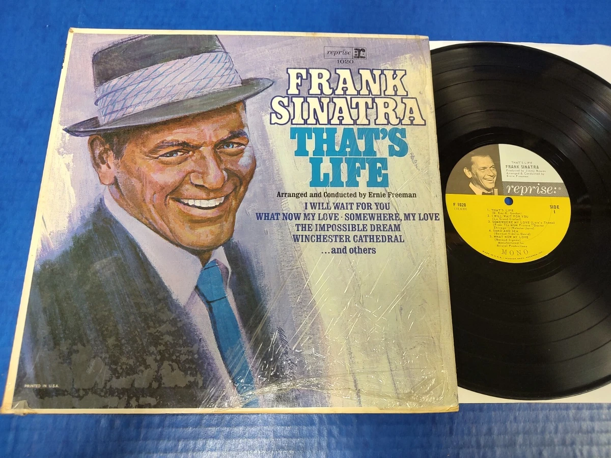 Frank Sinatra - That&#039;s Life - 1966 Vocal Jazz LP Reprise F 1020 Mono EX VINYL | eBay