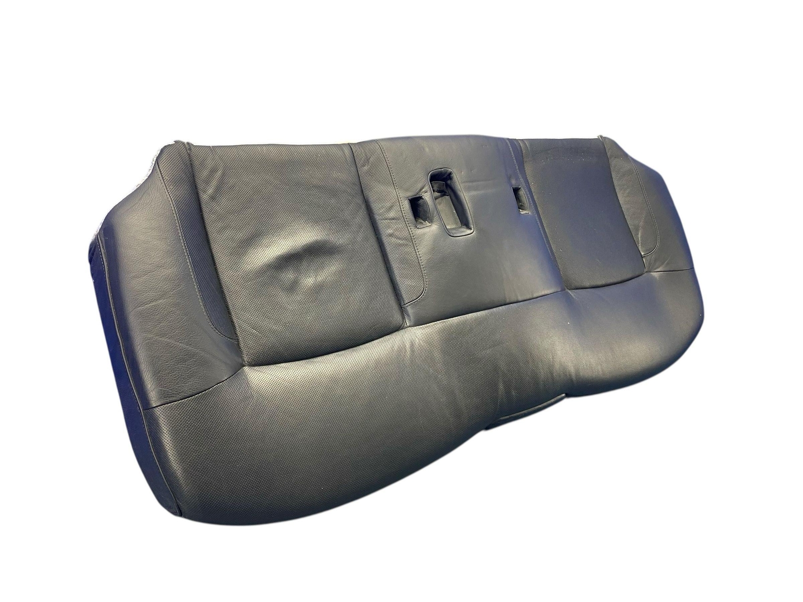 2009-2014 ROLLS ROYCE GHOST RR4 REAR LOWER BENCH SEAT CUSHION LEATHER *WEAR* OEM