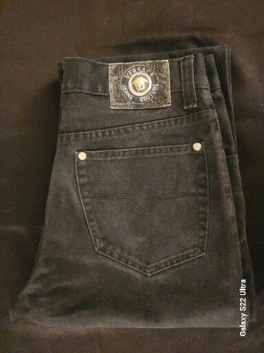 Versace Jeans Couture Mens Buttoned 5-Pocket Straight Leg