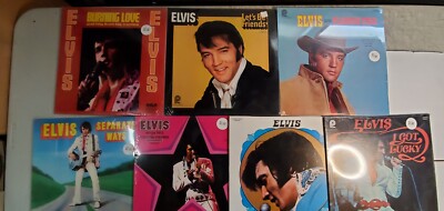 Elvis Presley Lot of 7 Vinyl LP Record Albums - NEW Sealed - Not Open NEW