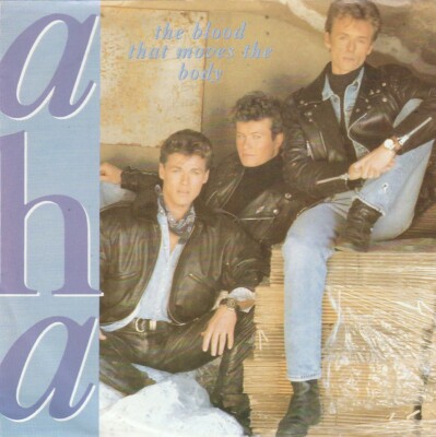 a-ha - 45 tours - the blood that moves the body / there's never a forever thing 