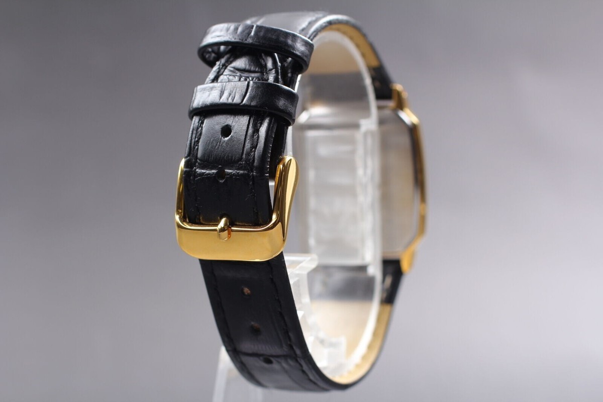 Buy [Near MINT] SEIKO Dolce 8J41-5000 27mm Gold Tank Qz Men's