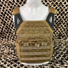 NEW Defcon Gear Low Profile Plate Carrier Airsoft Vest - Coyote Brown