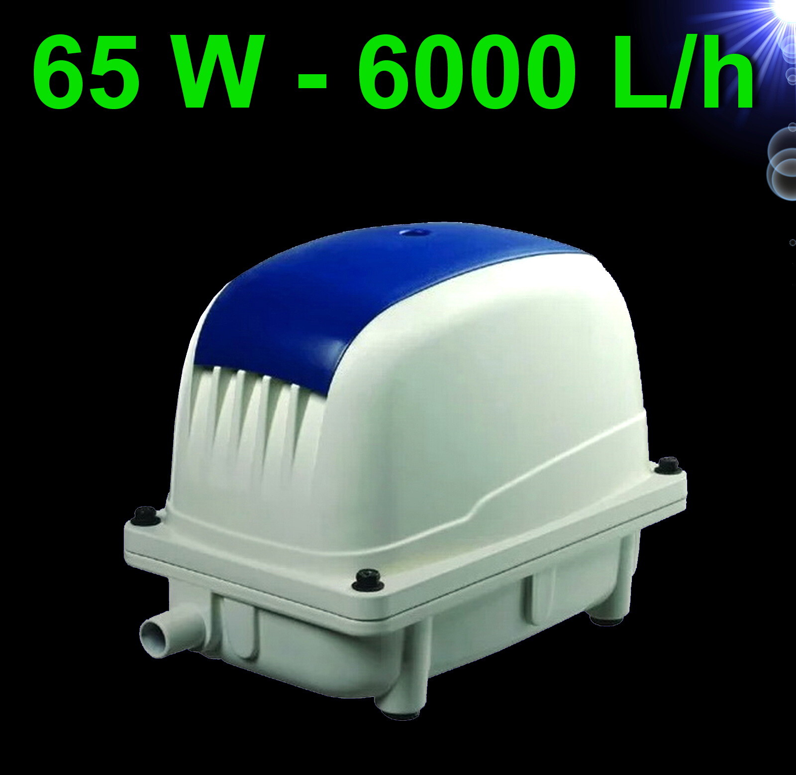 Aquarium Teichbelüfter ️ 2100 L/h OSAGA KOLBEN LUFTKOMPRESSOR ️ Zubehör