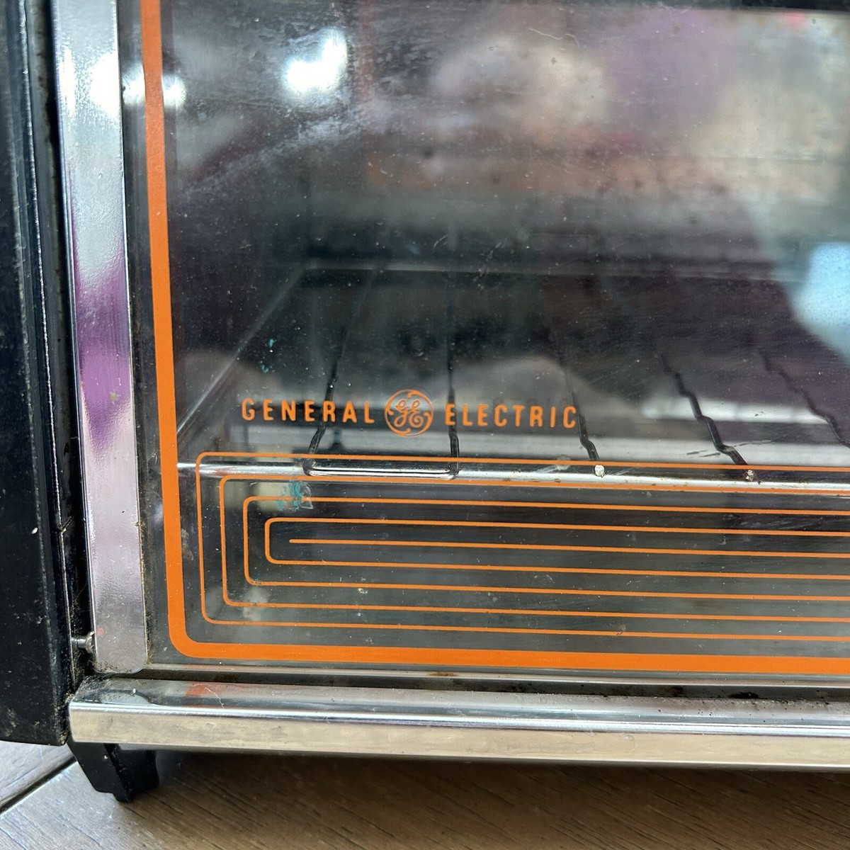 Vintage GE General Electric Toaster Oven Broiler A4 T93b for sale