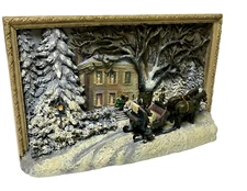 Reco 3D Wall Art Decor Winter Welcome DR Laird Mini Views Collection Christmas