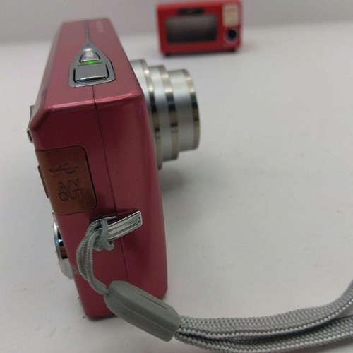 Nikon Coolpix S510 rosso lampone 8,1 MP fotocamera digitale compatta usata dal Giappone - Foto 10 di 12