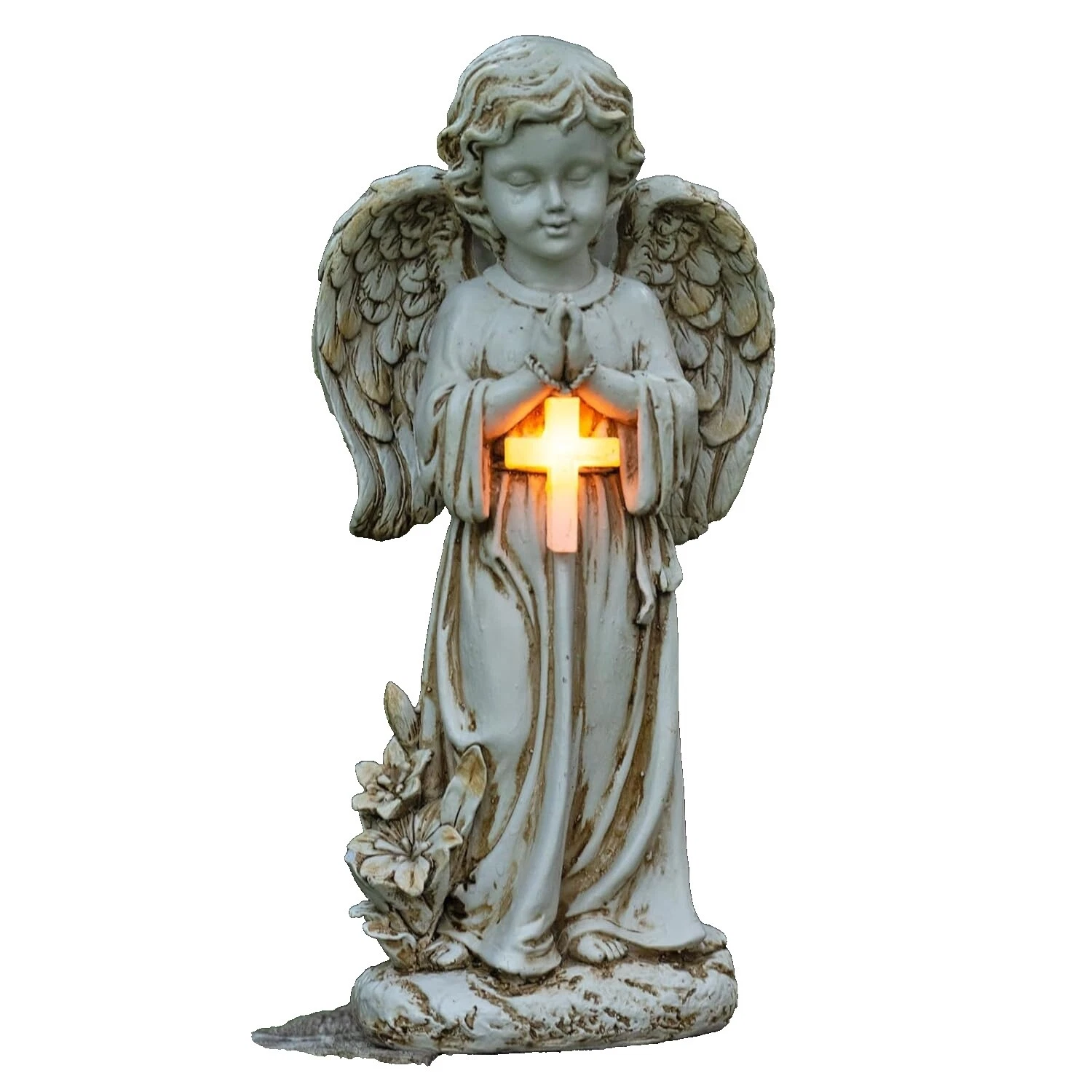 La gente Adornos de Jardín de Metal Negro y estatuas