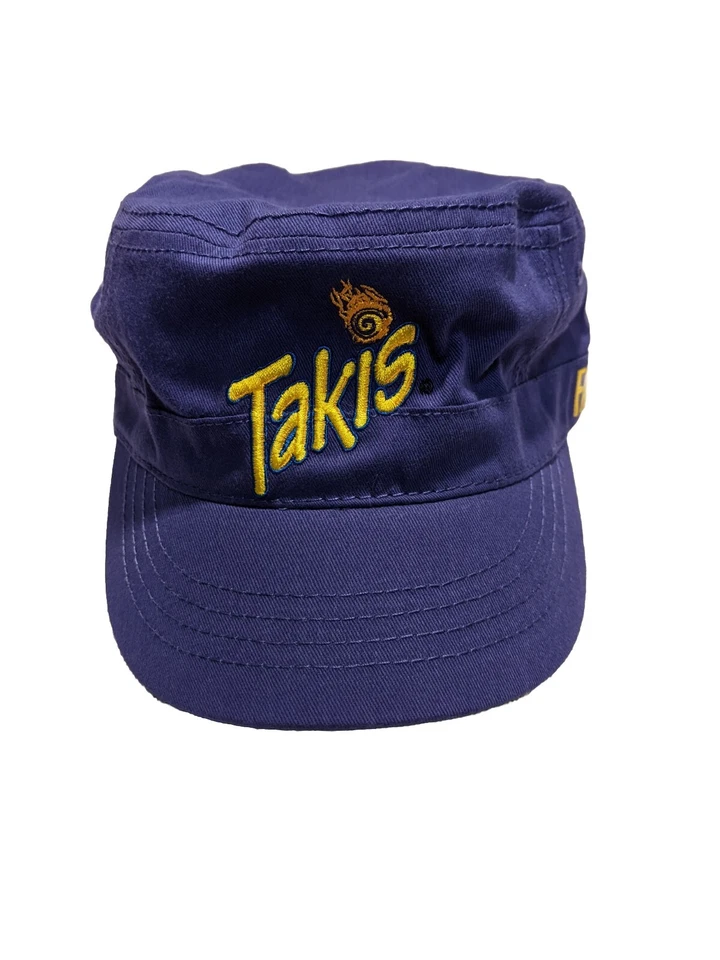 Gorra TAKIS Estilo Militar Ajustable Ajuste Universal Bordada Púrpura Unisex Foto 2 de 4