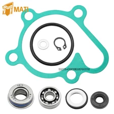 Water Pump Rebuild Kit for Yamaha Grizzly 400 450 YFM Bearing Seal O-Ring Gasket