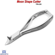 Chiropody Heavy Duty Thick Nails Cutter Moon Shaped Podiatry Toe Nail Clipper CE