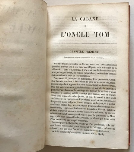 LA Cabane de L'Oncle Tom (Uncle Tom's Cabin) - 1853 - FIRST FRENCH EDITION - Picture 8 of 11