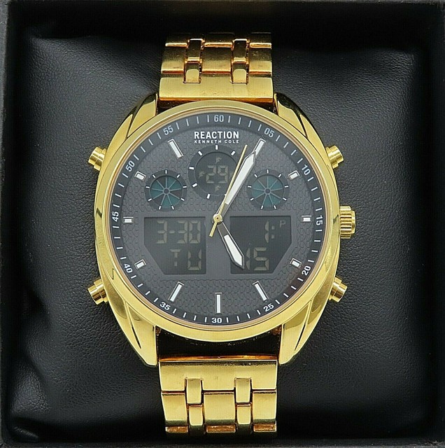 kenneth cole men's gold watches