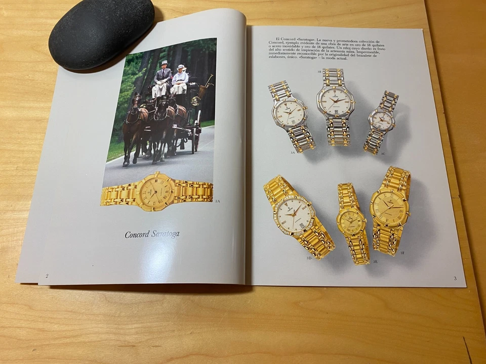 Vintage - Catalogue De Montres Concord - 24,5 X 18 Cm - Espagnol - Image 2 of 4