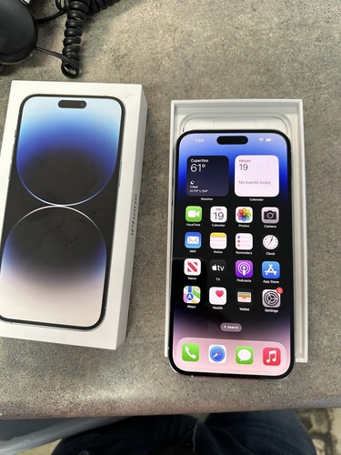 Apple iPhone 14 Pro Max - 128GB - srebrny Spactrum lub sieć Verizon - Zdjęcie 2 z 3