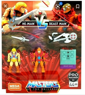 MEGA CONSTRUX MASTERS OF THE UNIVERSE HE-MAN VS BEAST MAN GNN73