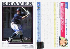 2004 Topps Chrome #223 Brayan Pena FY RC Auto - NM-MT