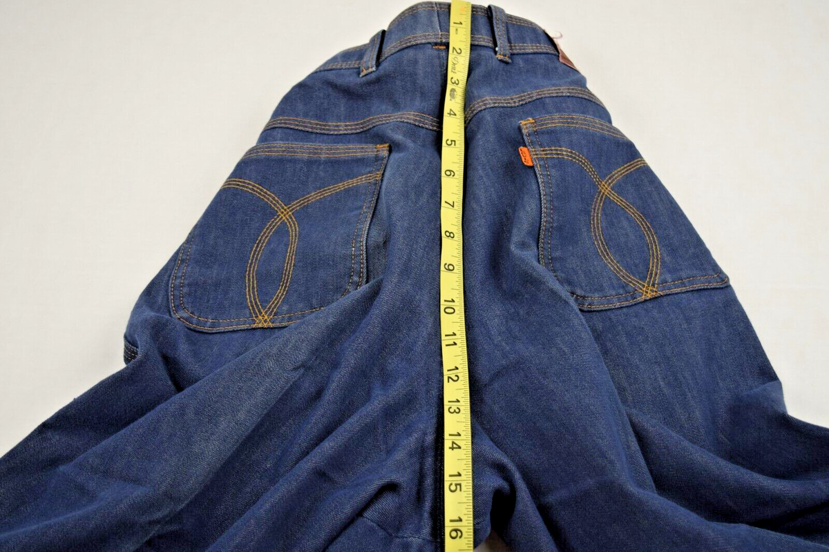 Levi's Jeans VTG Orange Tab Action Slacks 70s Blue Soft Thin Levi's Jeans VTG Orange Tab Action Slacks 70s Blue Soft Thin