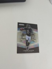 2021 Panini Prizm Football LAMAR JACKSON Brilliance Insert #B-7 Baltimore Ravens