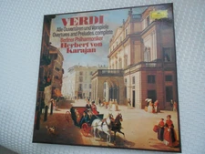 VERDI OUVERTUREN/KARAJAN 2 LP SET-DG-2707 090-NEAR MINT