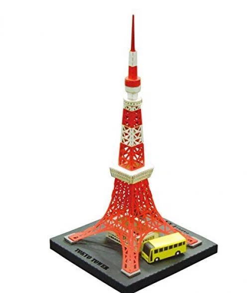 Kawada Paper Craft Model KIt Paper Nano Tokyo Tower PN-108 from Japan* - Image 4 of 4