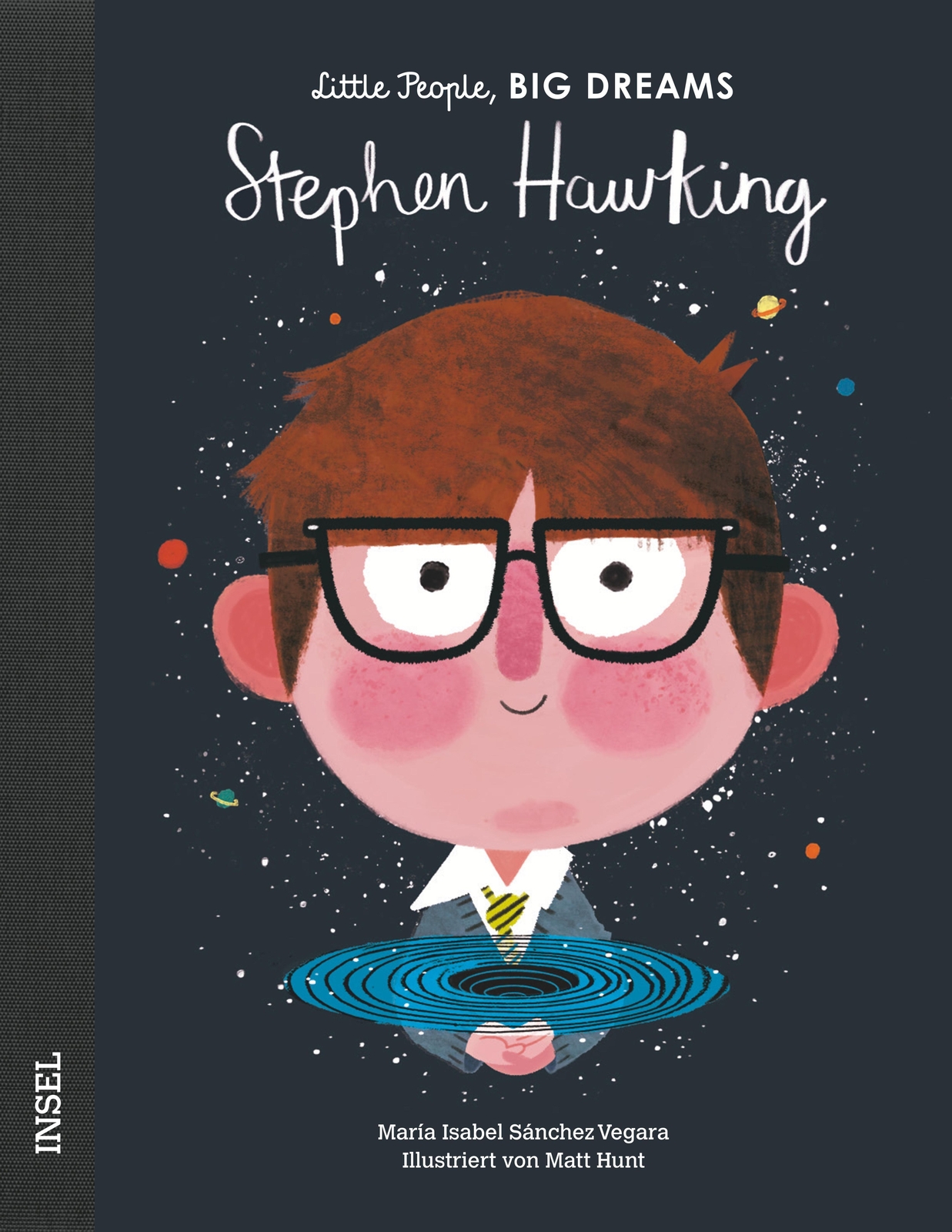 Thumbnail - Stephen Hawking | Little People, Big Dreams. Deutsche Ausgabe | María
