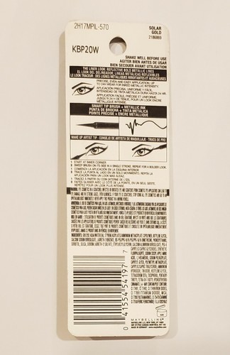 1Maybelline Master Precise Tinta Líquido Líquido Delineador SOLAR ORO 570 Nuevo - Picture 2 of 2