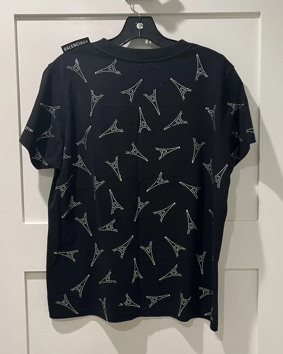 balenciaga rhinestone shirt