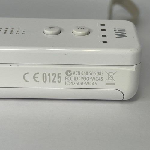 Nintendo Wii Telecomando Wii Mote Controller con Nunchuck OEM - Bianco RVL(M)-2 - Foto 5 di 11