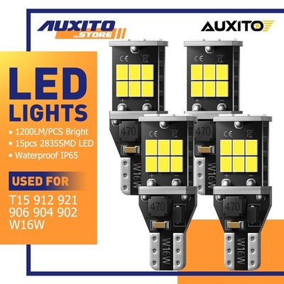 AUXITO Error Free 2400LM 921 912 T15 W16W LED Back up Reverse Light 6000K White