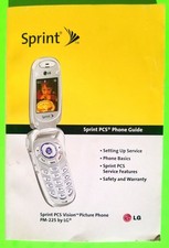 2005 Sprint PCS Phone Guide for PM-225 Vision Picture Phone by LG