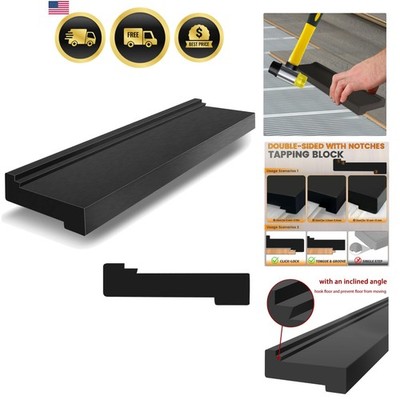 Tapping Block for Vinyl Plank Flooring, 3 Edges - Meet Different Floor Thickn...
