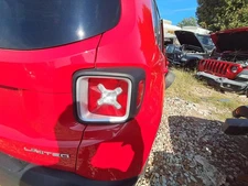 Used Right Inner Tail Light Assembly fits: 2017 Jeep Renegade inner silver bezel