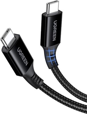 UGREEN USB-C auf USB-C Kabel 100W 5A Schnellladen 2M Geflochten Nylon für MacBook i
