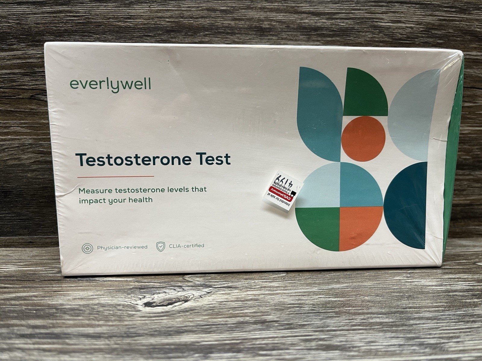 Everlywell Testosterone Home Test Kit T Level New Sealed!  Exp 05/31/2027 1b3