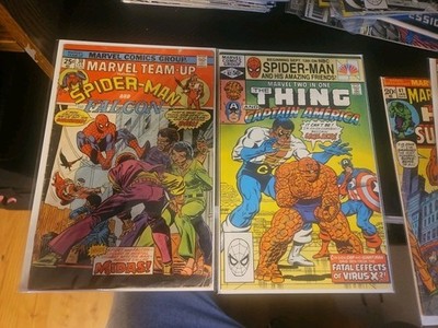 Marvel Spider-Manteam Up 30, 2in1 82, Doc Savage 3, Marvel Sh 41, Cloak 3,4