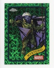 2025 Topps Chrome Marvel Comics Mysterio #115 Hulk Green Lazer Refractor /99