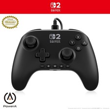 Nintendo Official PowerA Advantage Wired Controller for Nintendo Switch 2 Black