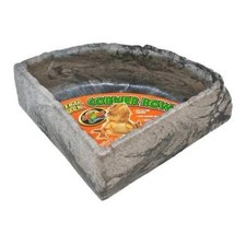 Zoo Med Reptile Rock Corner Water Dish, Large - Assorted colors