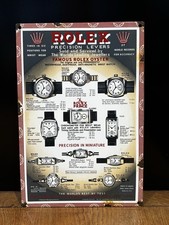 Watch Shop Enamel Sign.