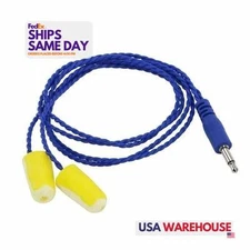 Rugged Radios ALPHA-BUDS-M, One Yellow Foam Earbud Foam Alphabud Mono Speakers 