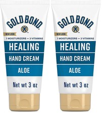 Gold Bond 3oz Aloe Hand Cream Moisturizing 2 Pack Moisture Lasting Hand Cream