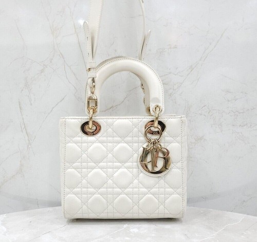 Dior Lady My ABC Small White Cannage 151649981