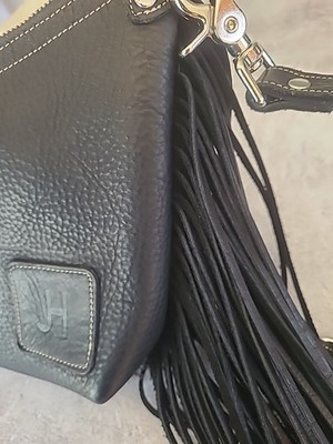 Jills Homestead Tapadero Bag Black/Brown/White | eBay