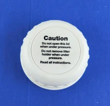 KRUPS 963, 963A, 963B Espresso Machine White Boiler Cap Lid Replacement Used