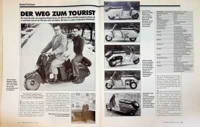 Motorrad Classic 1353) Heinkel Tourist Prototypen - ein interessanter Rückblick