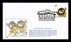 DR JIM STAMPS US COVER WILD THING CHILDREN'S BOOK ANIMALS FIRST DAY ISSUE
