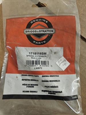 #ad Briggs And Stratton Spring 1715118sm $15.00
